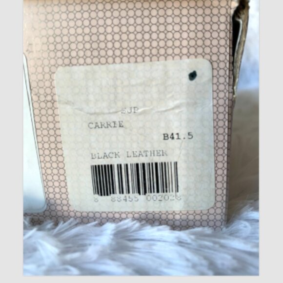NIB SJP by Sarah Jessica Parker Carrie Black T-Strap Pumps EU 41.5 US 10.5 100mm - Picture 5 of 15